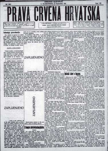 Novine u Dubrovniku do Prvog svjetskog rata